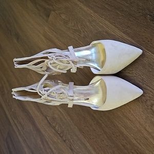 GUESS Strapy Lace Up Heels